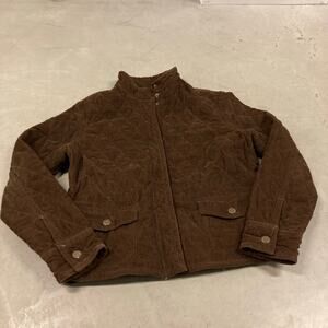 Y2K Eddie Bauer quilted field jacket